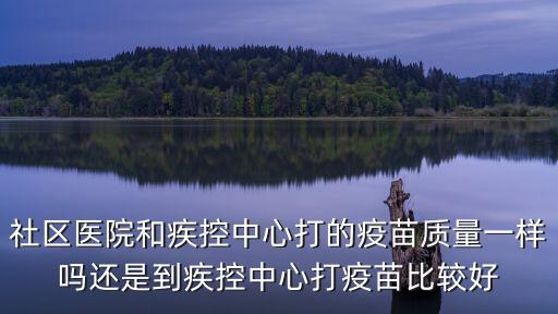 社區醫院和疾控中心打的疫苗質量一樣嗎還是到疾控中心打疫苗比較好