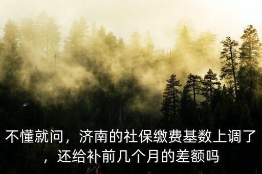 濟南五險的基數是多少,濟南的社保繳費基數上調了