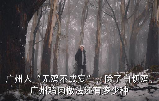 廣州人“無雞不成宴”，除了白切雞，廣州雞肉做法還有多少種