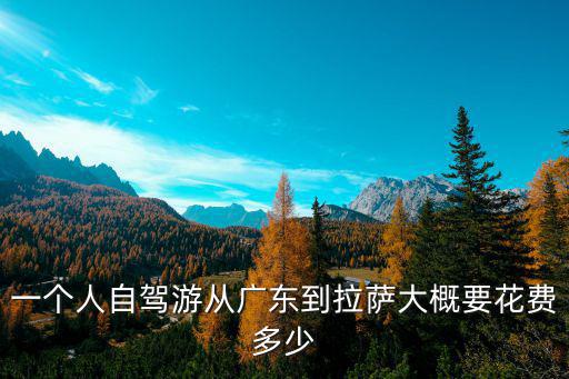 一個人自駕游從廣東到拉薩大概要花費多少