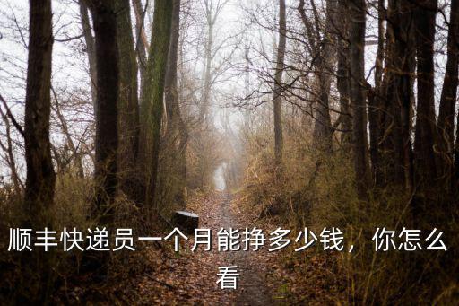 衢州快遞多少錢一個月,現在干快遞一個月能掙多少錢