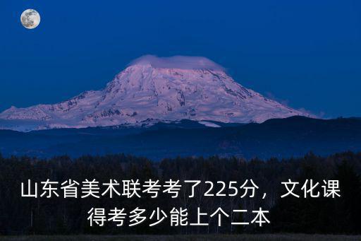 山東聯(lián)考239多少分能上二本,山東省美術(shù)聯(lián)考考了225分