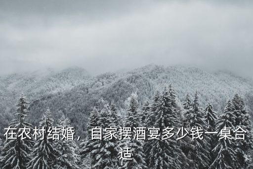 清遠擺酒席一桌大概多少錢,你們農(nóng)村擺酒席大概多少錢