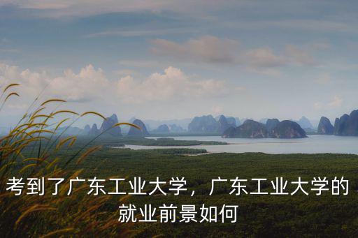 考到了廣東工業(yè)大學(xué)，廣東工業(yè)大學(xué)的就業(yè)前景如何