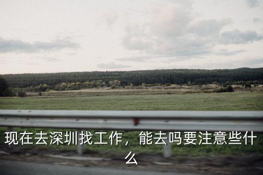 現在去深圳找工作，能去嗎要注意些什么