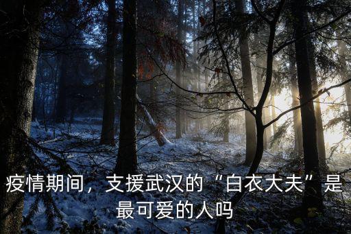 疫情期間，支援武漢的“白衣大夫”是最可愛的人嗎