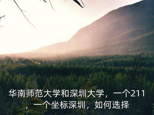 深圳華南師范大學的學費是多少,華南師范大學和深圳大學