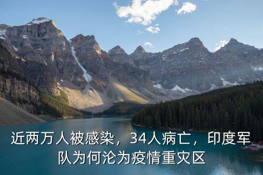 近兩萬人被感染，34人病亡，印度軍隊為何淪為疫情重災區