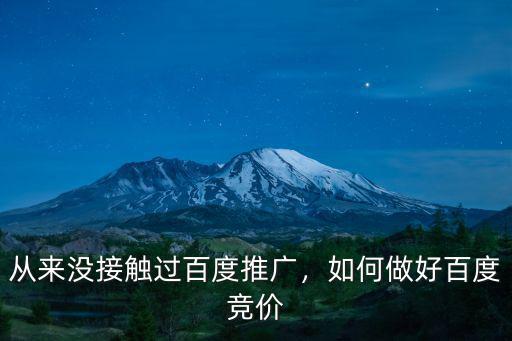 廣州市百度競價推廣技巧多少錢,做百度競價推廣