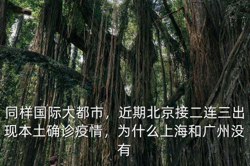 廣州連續(xù)多少天沒有本土新增,為什么上海和廣州沒有