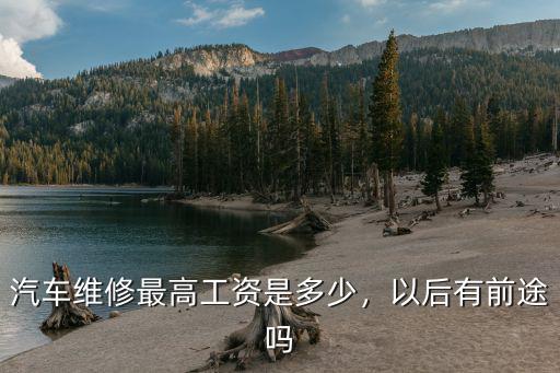 汽車維修最高工資是多少，以后有前途嗎