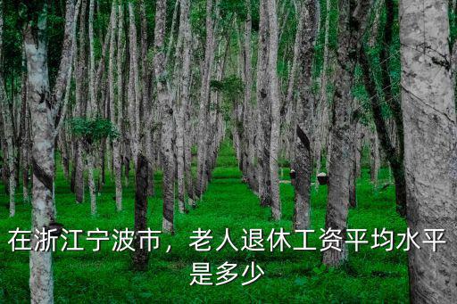 2015浙江平均退休工資是多少錢,老人退休工資平均水平是多少