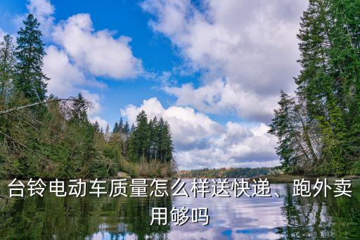 臺鈴電動車質量怎么樣送快遞、跑外賣用夠嗎