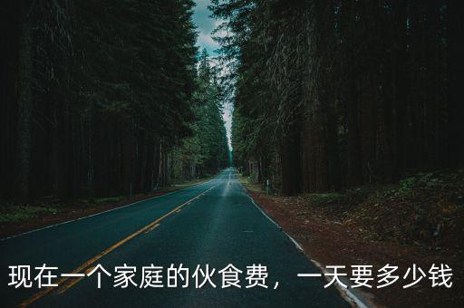 現在一個家庭的伙食費，一天要多少錢