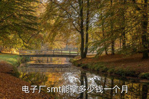 電子廠smt能拿多少錢一個月