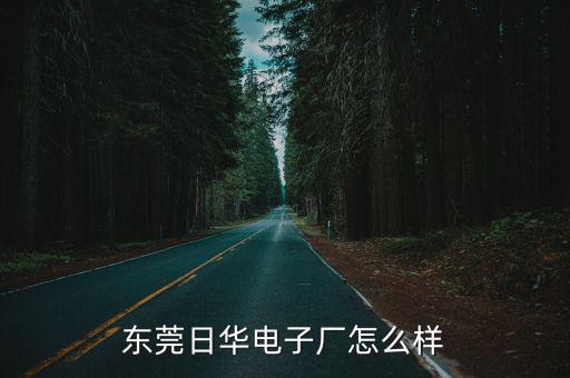 東莞日華電子廠怎么樣
