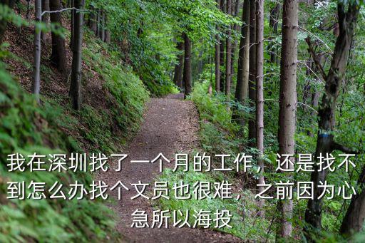 深圳橫崗怎么找工作,只身一人去深圳找工作