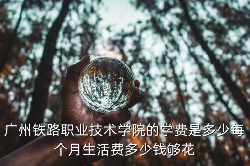 廣州鐵路職業技術學院的學費是多少每個月生活費多少錢夠花