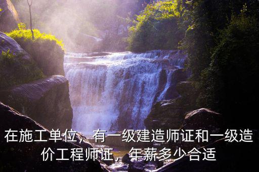 南京一級建造師收入多少一年,有一級建造師證書的人