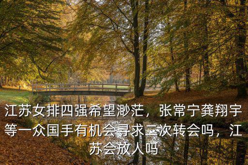 江蘇女排四強(qiáng)希望渺茫，張常寧龔翔宇等一眾國手有機(jī)會(huì)尋求二次轉(zhuǎn)會(huì)嗎，江蘇會(huì)放人嗎