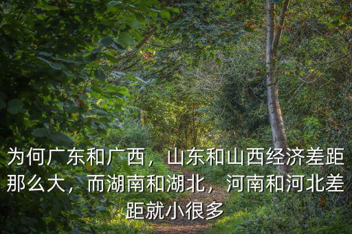 石家莊和山東差距多少,山東和山西經濟差距那么大