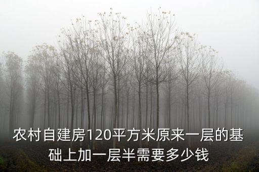惠州自建房加層要多少錢(qián),自建房大約需要多少錢(qián)