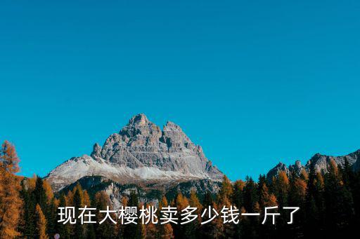 現(xiàn)在大櫻桃賣(mài)多少錢(qián)一斤了