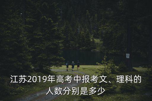 江蘇2019年高考中報考文、理科的人數分別是多少