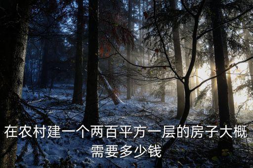 在珠海建房子需要多少錢,農村建一套房子要多少錢