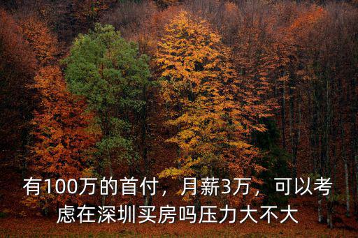 家庭年收入多少才能考慮深圳買房,在深圳家庭月收入4萬以上