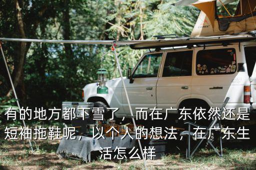 有的地方都下雪了，而在廣東依然還是短袖拖鞋呢，以個(gè)人的想法，在廣東生活怎么樣