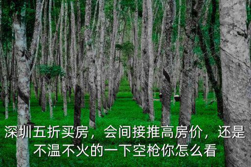 深圳五折房價多少,深圳五折買房