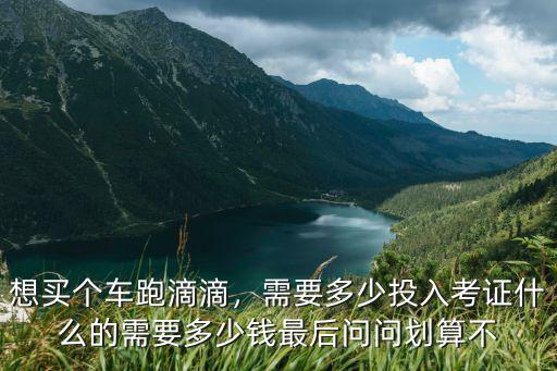 想買個車跑滴滴，需要多少投入考證什么的需要多少錢最后問問劃算不