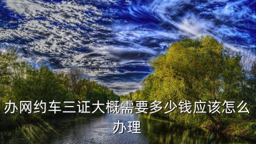 深圳網約車辦理多少錢,辦網約車三證大概需要多少錢
