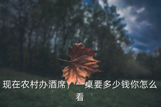 廣東一桌酒席多少米,一桌要多少錢