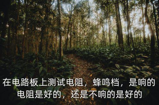 廣州塔電路板電阻是多少,是響的電阻是好的