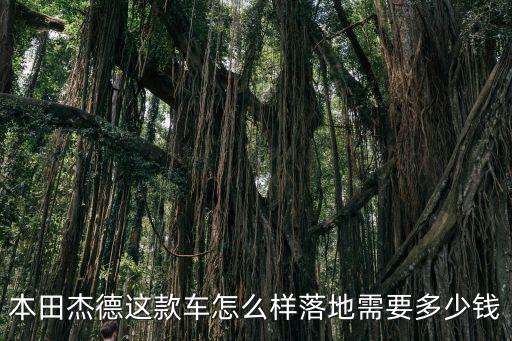 本田杰德這款車怎么樣落地需要多少錢