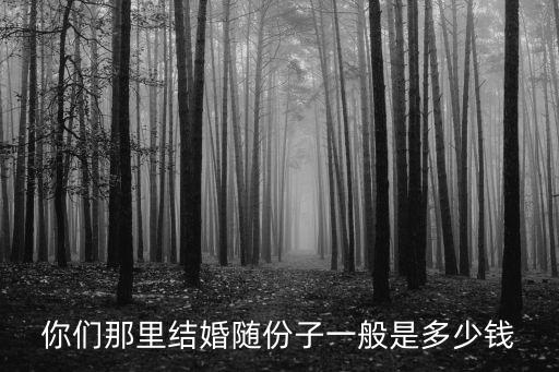 份子錢隨多少揭陽,份子錢隨多少合適