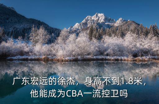 廣東宏遠隊的徐杰身高是多少,廣東宏遠的徐杰