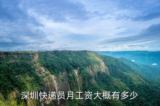 深圳公明速爾快遞工資一般多少錢,深圳快遞員月工資大概有多少