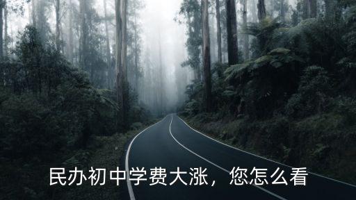 民辦初中學費大漲，您怎么看