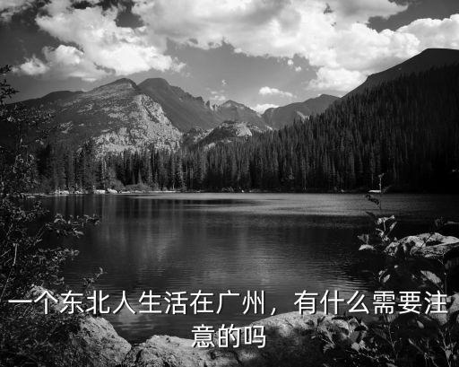 東北人在廣州哪里最好,一個東北人生活在廣州