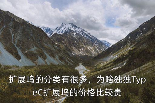 擴展塢的分類有很多，為啥獨獨TypeC擴展塢的價格比較貴