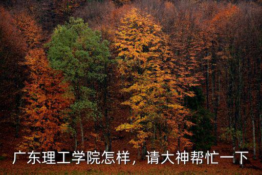 廣東理工學院肇慶學費多少,廣東肇慶理工學院怎么樣