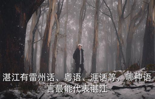 湛江多少種語言,哪種語言最能代表湛江