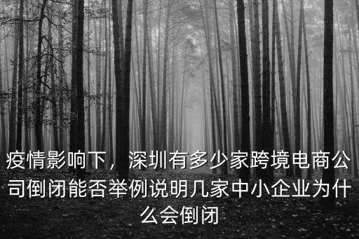 深圳每年有多少家公司倒閉,深圳知名電商公司墨燦倒閉