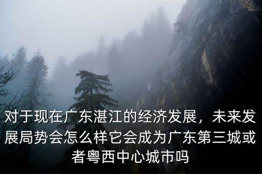 湛江信宜發展怎么樣,未來發展局勢會怎么樣