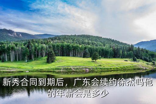 廣東徐杰現(xiàn)在年薪多少,廣東會續(xù)約徐杰嗎