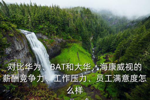 深圳海康威視月薪多少,海康威視的薪酬競爭力