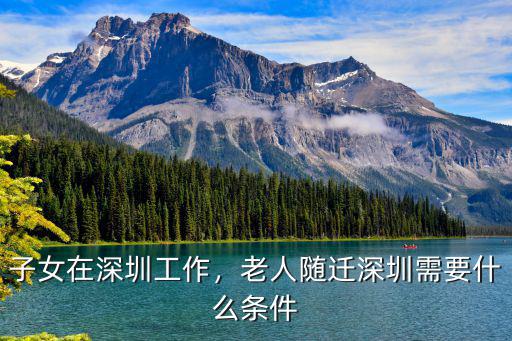 老人家隨遷深圳退休工資在哪里領,子女在深圳工作